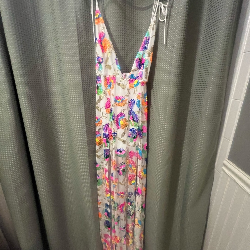 Lucy in the sky multi color maxi dress